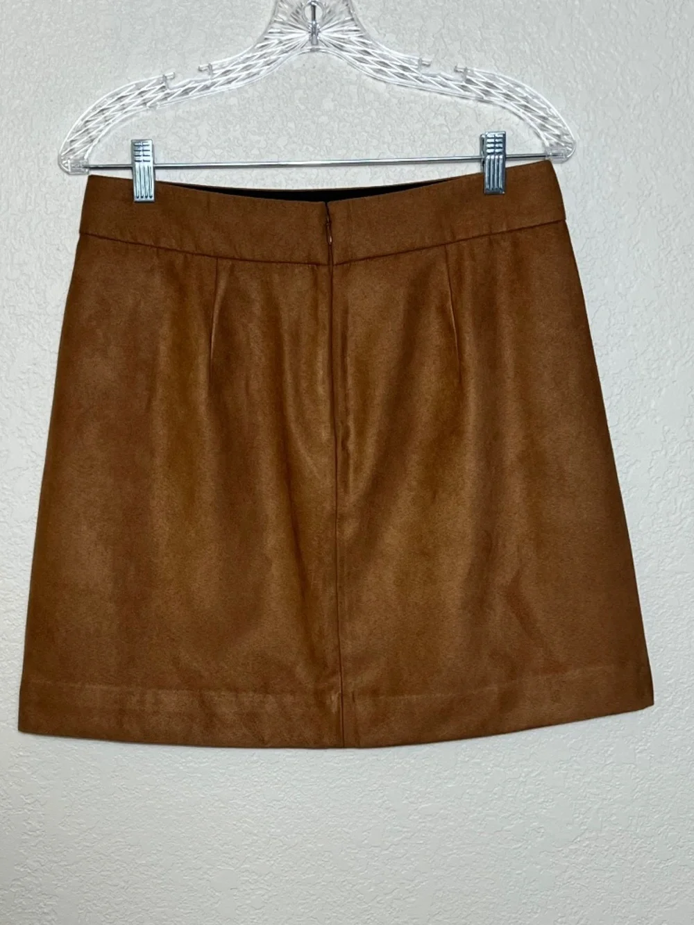 J. Crew faux suede mini skirt